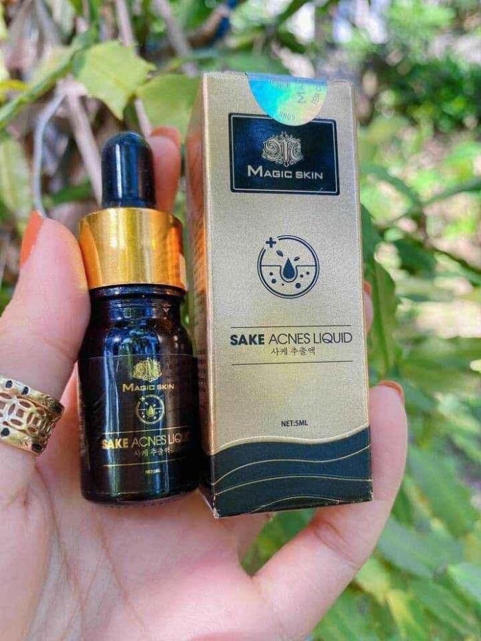 tinh chat ngua mun khong sung magic skin sake acnes liquid 11