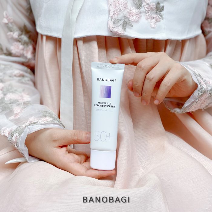 kem chong nang banobagi milk thistle repair sunscreen spf50 pa 10