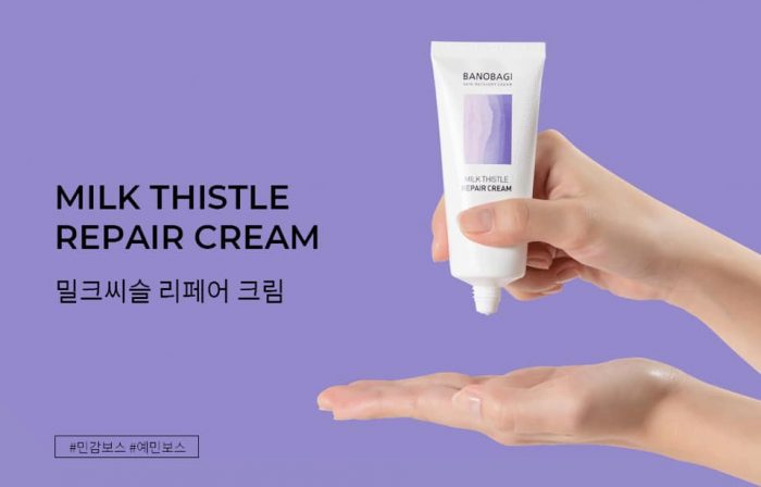 kem chong nang banobagi milk thistle repair sunscreen spf50 pa 2