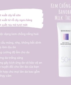 kem chong nang banobagi milk thistle repair sunscreen spf50 pa 4
