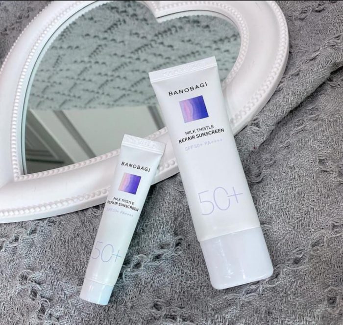 kem chong nang banobagi milk thistle repair sunscreen spf50 pa 6