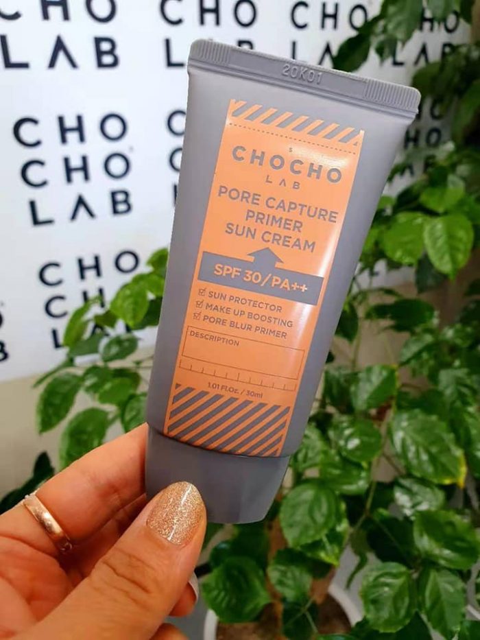 kem chong nang chocho lab pore capture primer sun cream 4