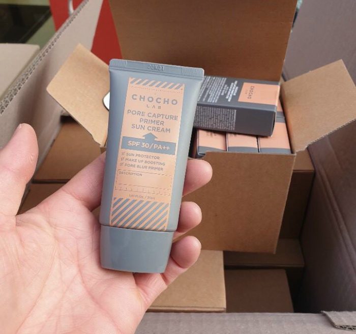 kem chong nang chocho lab pore capture primer sun cream 5
