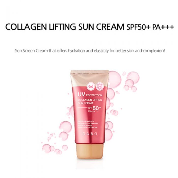 kem chong nang uv protection collagen lifting sun cream dabo spf 50 pa 1