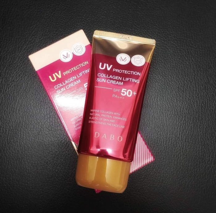 kem chong nang uv protection collagen lifting sun cream dabo spf 50 pa 9