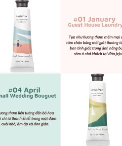 kem duong da tay huong nuoc hoa innisfree jeju life perfumed hand cream 4
