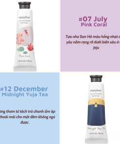kem duong da tay huong nuoc hoa innisfree jeju life perfumed hand cream 6