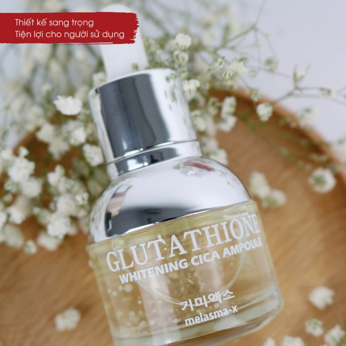 tinh chat trang da melasma x glutathione whitening cica ampoule 3