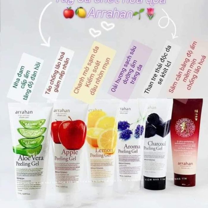 tay da chet arrahan whitening peeling gel3