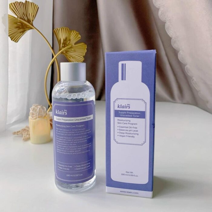 Nước Hoa Hồng Klairs Supple Preparation Unscented Toner