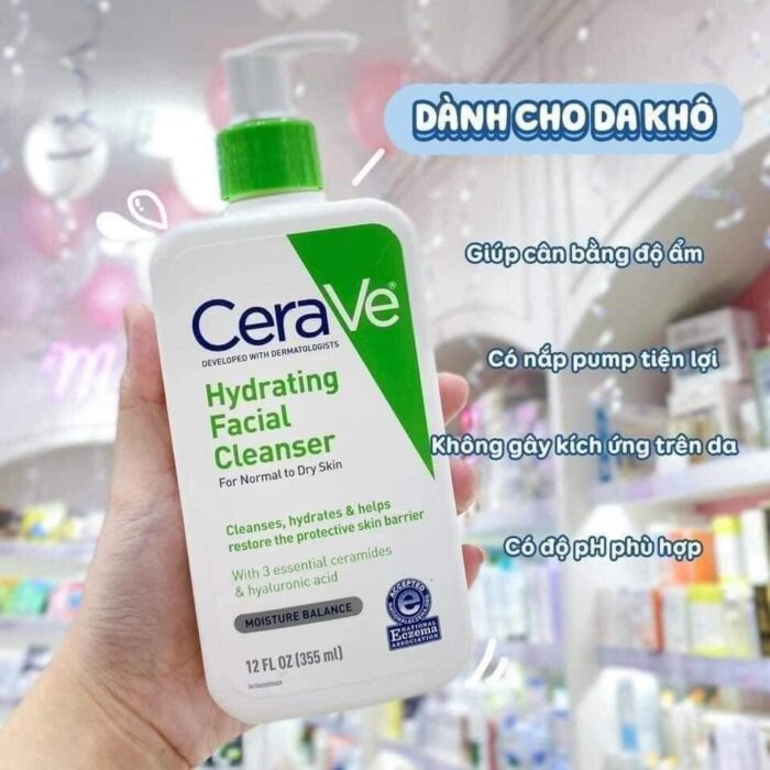 Sữa Rửa Mặt Cerave Foaming Facial Cleanser