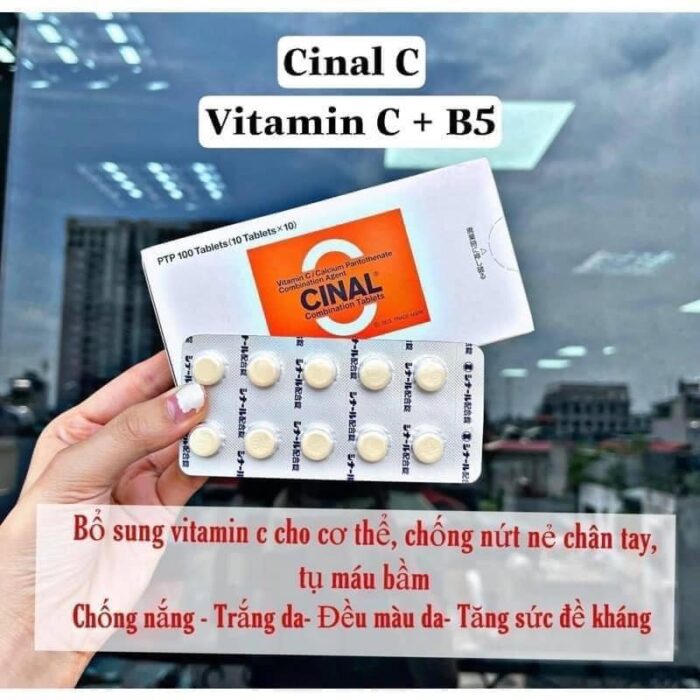 Viên uống trắng da Cinal C