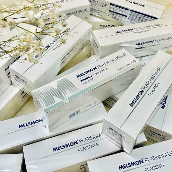 Nước uống nhau thai Melsmon Platinum Liquid Placenta