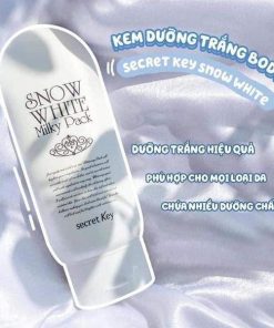 kem tam trang snow white milky pack secret key3