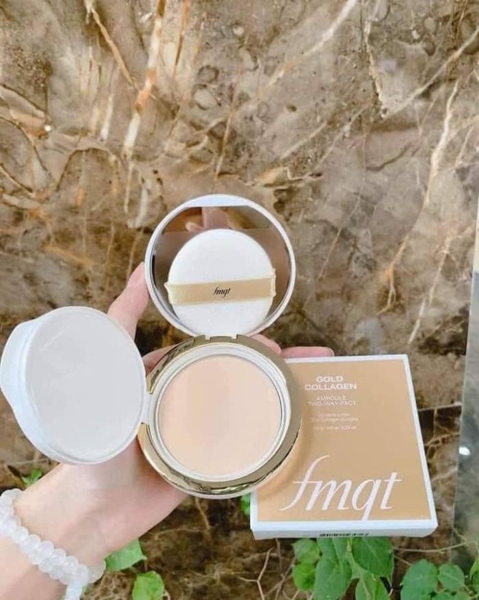 Phấn nén Gold Collagen Ampoule Two-Way Pact Fmgt