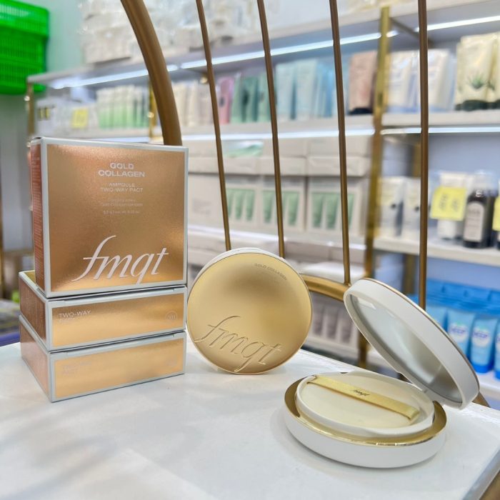 Phấn nén Gold Collagen Ampoule Two-Way Pact Fmgt