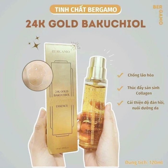 Serum Bergamo 24k Gold Brilliant & white vita luminant Essence
