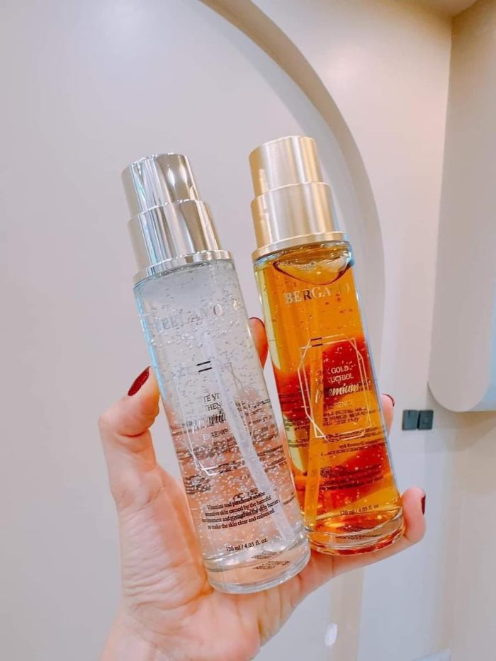 Serum Bergamo 24k Gold Brilliant & white vita luminant Essence