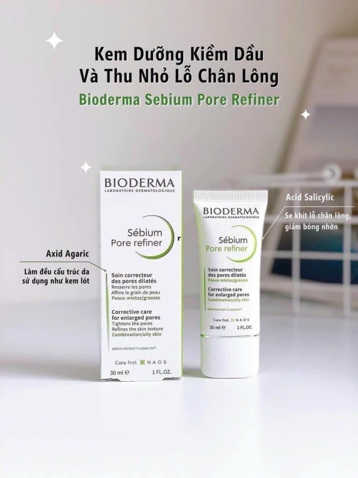 Kem dưỡng Bioderma Sebium Pore Refiner