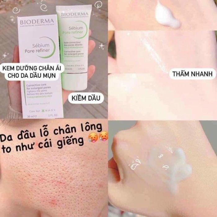 Kem dưỡng Bioderma Sebium Pore Refiner
