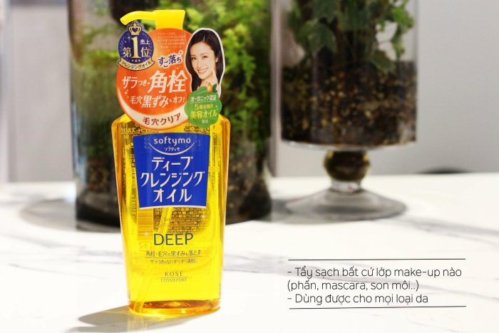 Dầu tẩy trang Kose softymo white cleansing oil