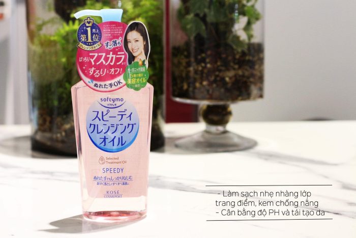 Dầu tẩy trang Kose softymo white cleansing oil