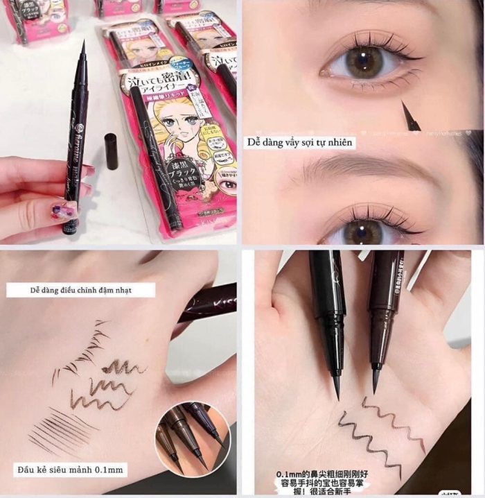 Kẻ mắt Kiss Me Heroine Make Smooth Liquid Eyeliner