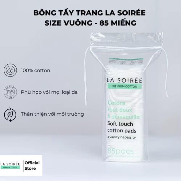 Bông Tẩy Trang La Soiree Soft Cotton Pads