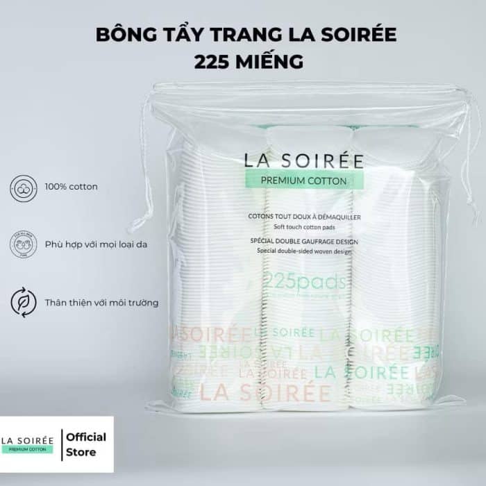 Bông Tẩy Trang La Soiree Soft Cotton Pads