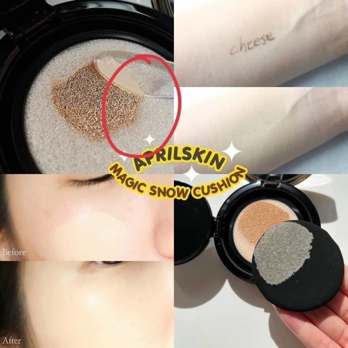 Phấn nước April Skin Magic Snow Cushion