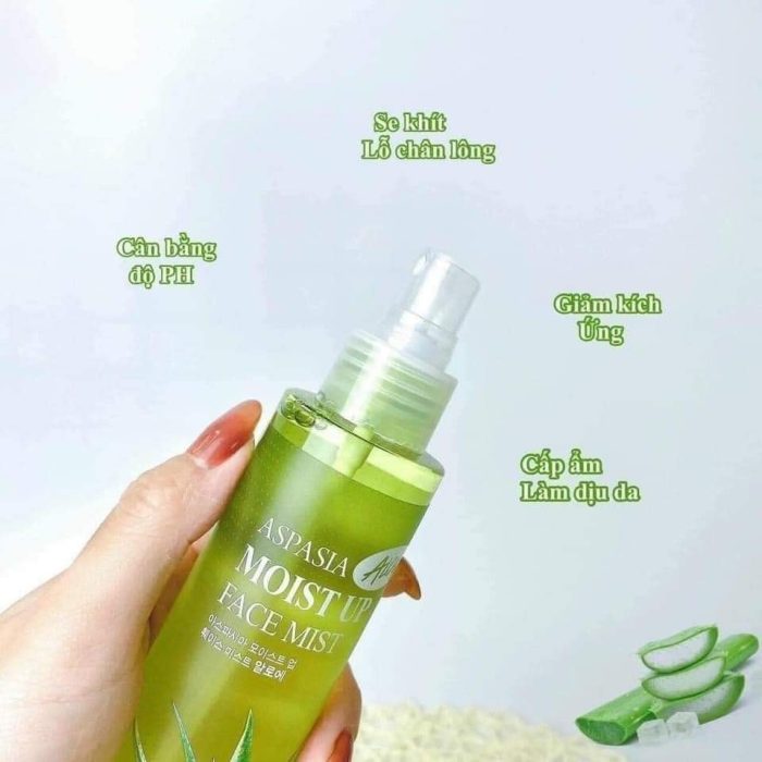 Xịt khoáng Aspasia Moist Up Face Mist