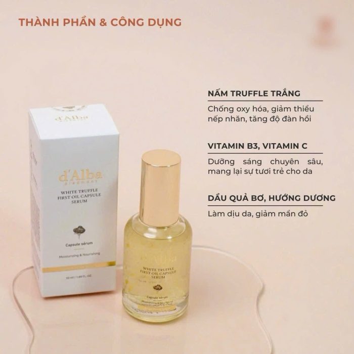 Serum Dalba White Truffle First Oil Capsule
