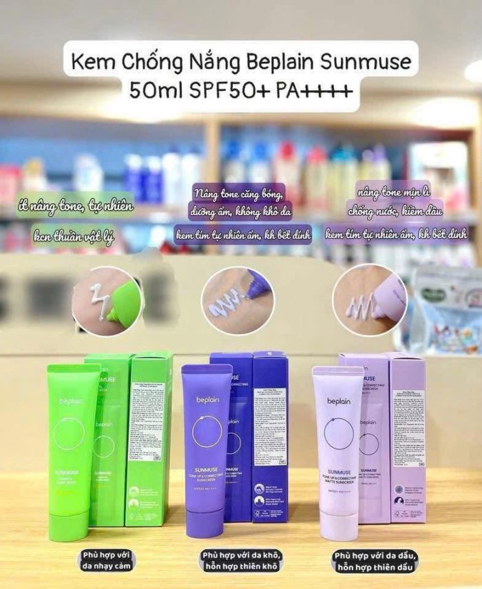 Kem Chống Nắng Beplain Sunmuse Tone Up Sunscreen