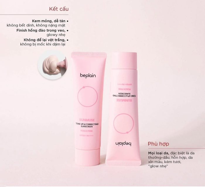 Kem Chống Nắng Beplain Sunmuse Tone Up Sunscreen