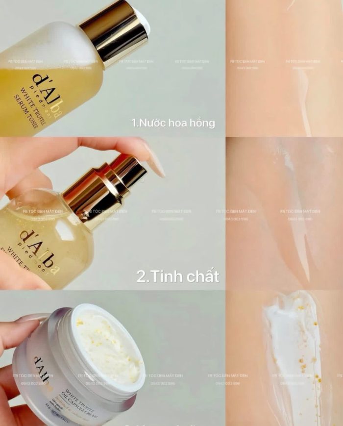Nước hoa hồng d’Alba Vita Toning Serum Toner