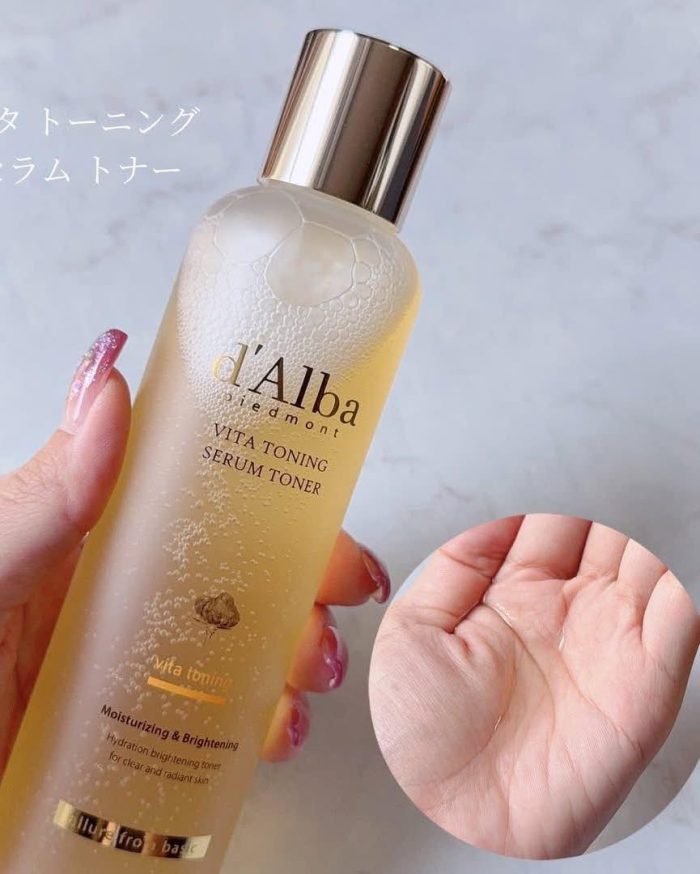 Nước hoa hồng d’Alba Vita Toning Serum Toner