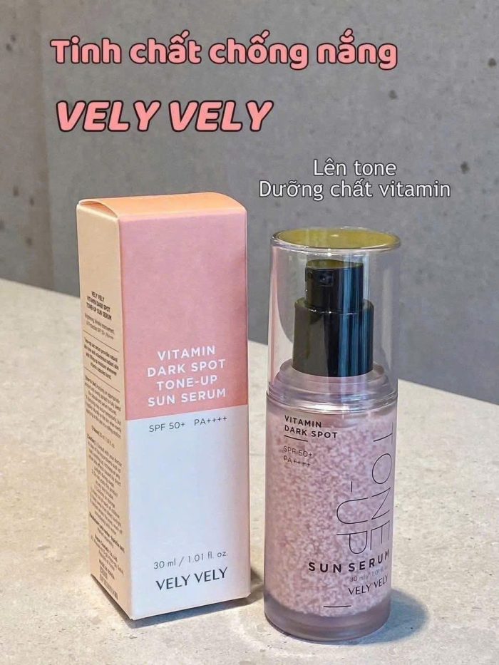 Serum chống nắng Vely Vely Vitamin Tone-Up Sun Serum