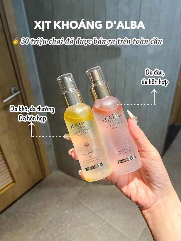 Xịt Khoáng D'alba Vita Spray Serum