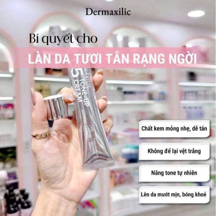 Kem dưỡng Dermaxilic B5 Tone-up Cream