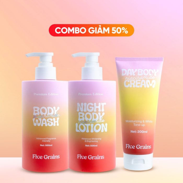 Kem dưỡng body Five Grains