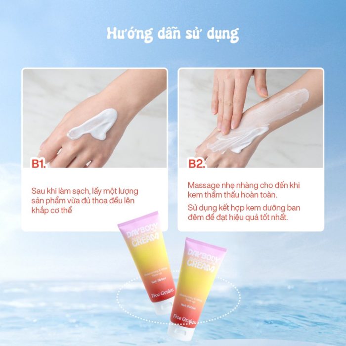 Kem dưỡng body Five Grains
