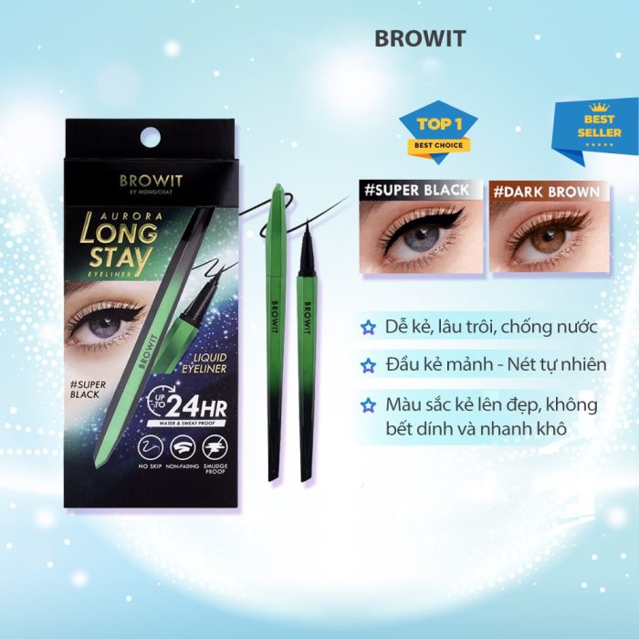 Kẻ Mắt Browit Nongchat Aurora Long Stay Eyeliner