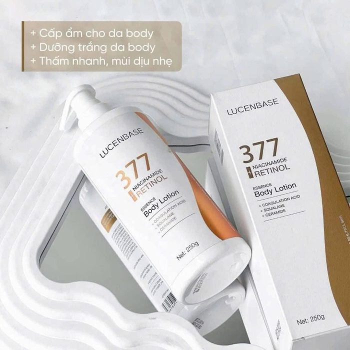 Dưỡng thể Lucenbase 377 Niacinamide Retinol Body Lotion