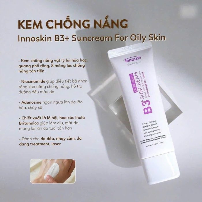 Kem chống nắng Innoskin B3 Suncream