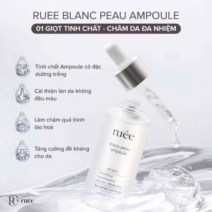 Serum Ruee Blanc Peau Ampoule