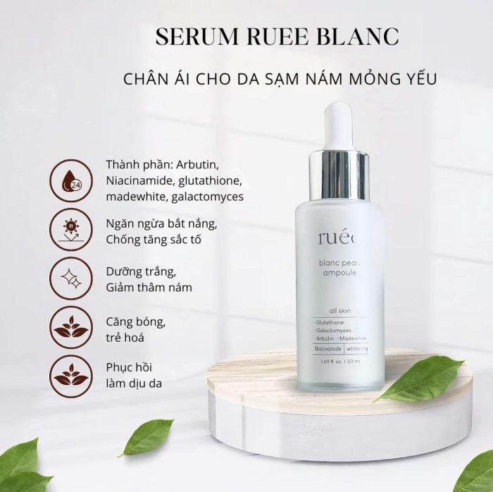 Serum Ruee Blanc Peau Ampoule