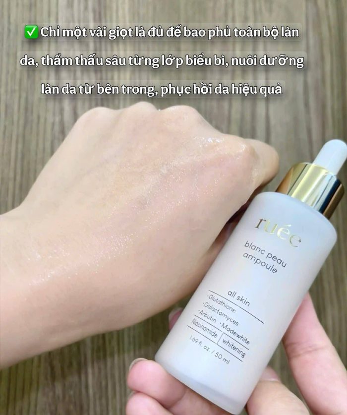 Serum Ruee Blanc Peau Ampoule