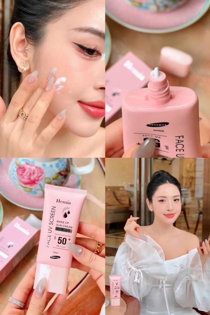 Kem chống nắng Hemia Face UV Screen SPF50+ PA+++