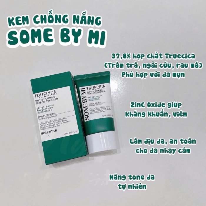 Kem chống nắng Some By Mi Truecica Mineral Mẫu Mới