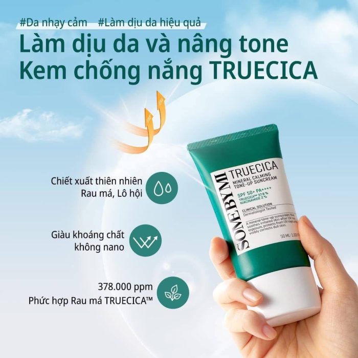 Kem chống nắng Some By Mi Truecica Mineral Mẫu Mới